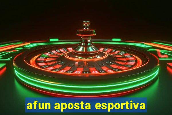 afun aposta esportiva