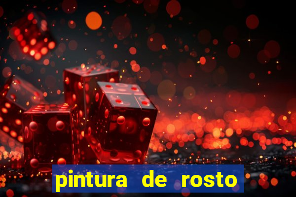 pintura de rosto de palhaço