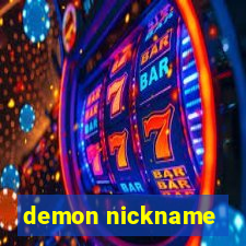 demon nickname