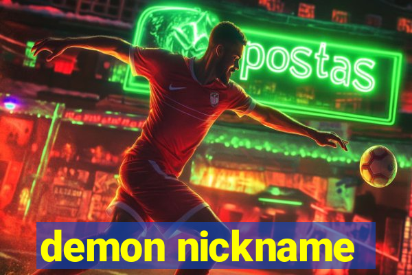 demon nickname