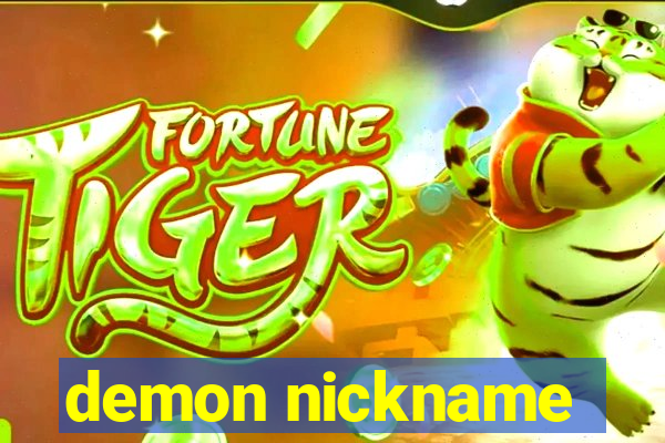 demon nickname