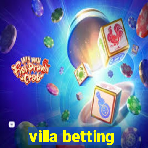 villa betting