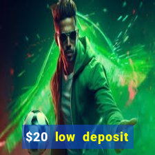 $20 low deposit casinos in nz