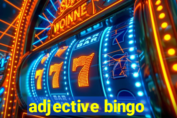 adjective bingo