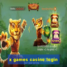 x games casino login