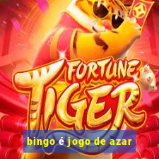 bingo é jogo de azar