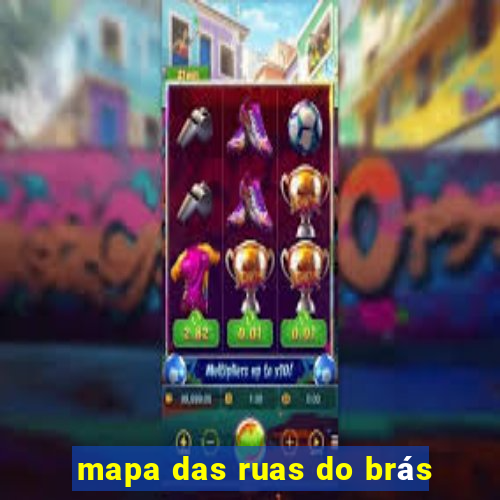 mapa das ruas do brás