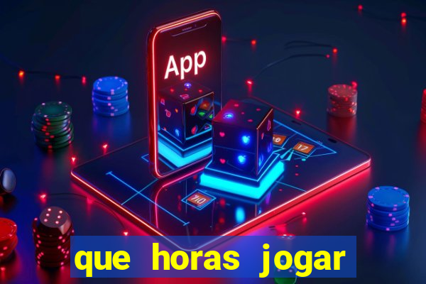 que horas jogar fortune tiger