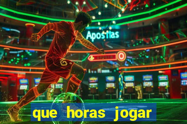 que horas jogar fortune tiger