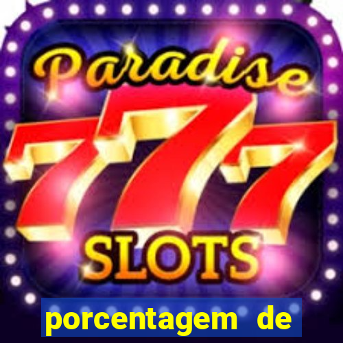 porcentagem de jogos slots