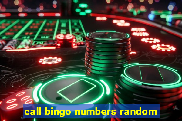 call bingo numbers random