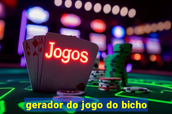 gerador do jogo do bicho