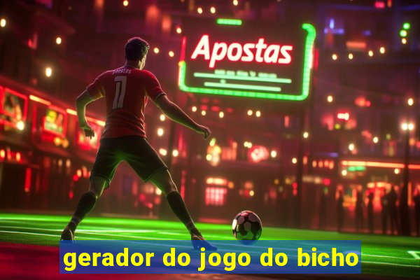 gerador do jogo do bicho