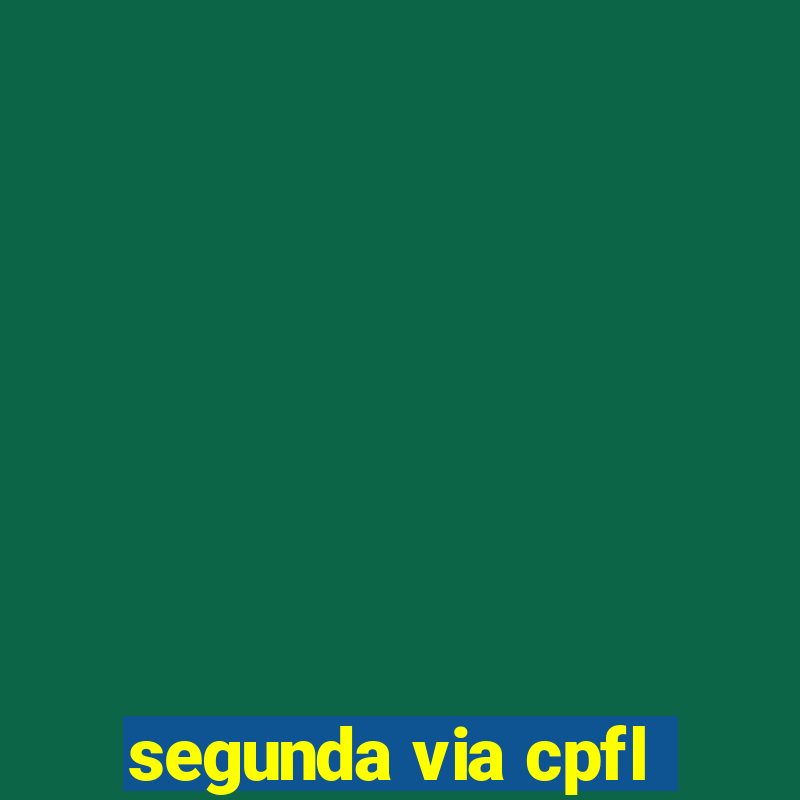 segunda via cpfl