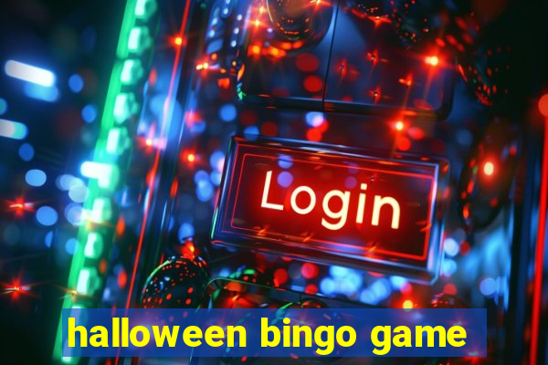 halloween bingo game