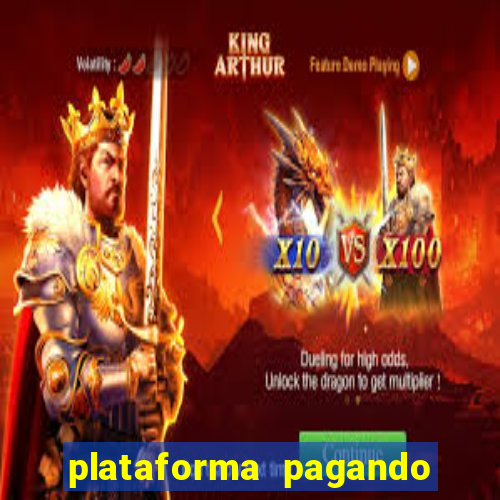 plataforma pagando muito fortune tiger