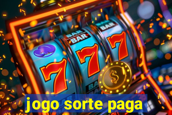 jogo sorte paga