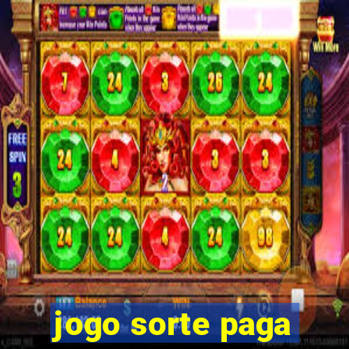 jogo sorte paga