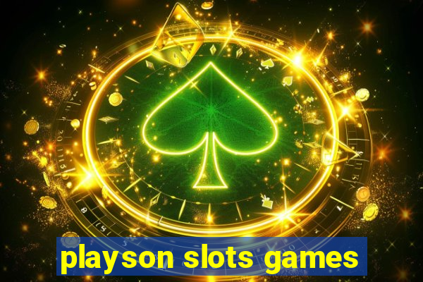 playson slots games