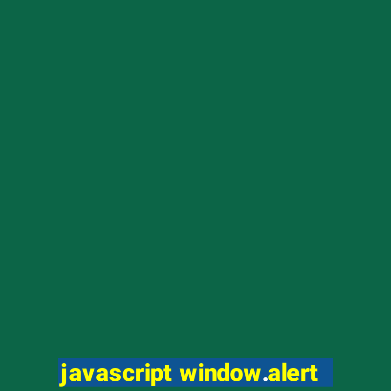 javascript window.alert