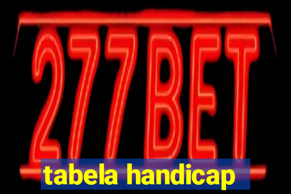 tabela handicap