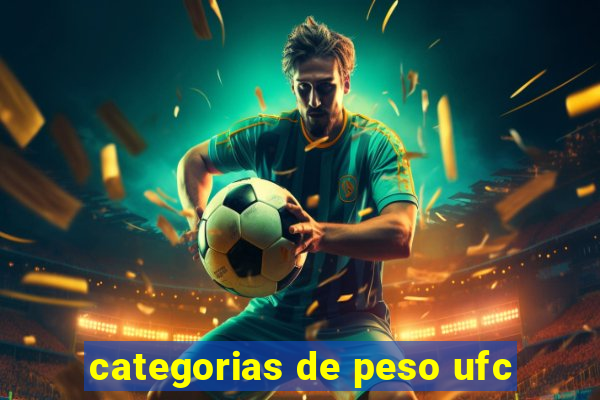 categorias de peso ufc