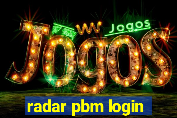 radar pbm login