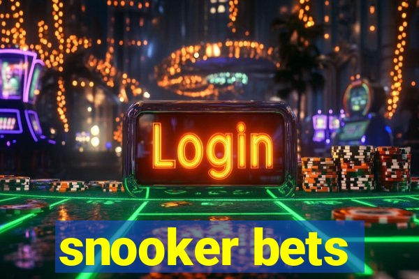 snooker bets