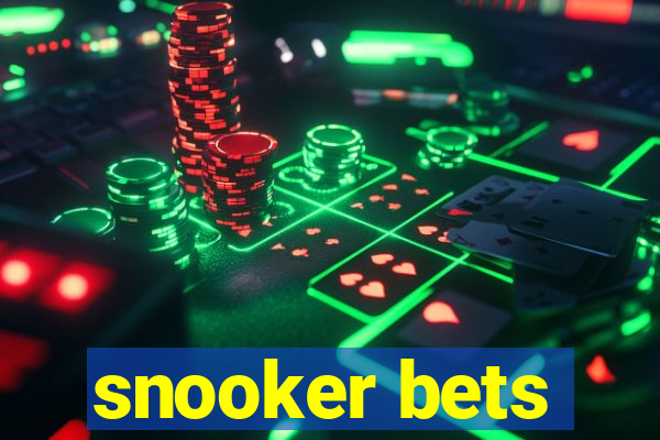 snooker bets