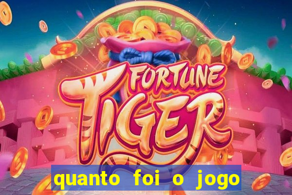 quanto foi o jogo do fluminense