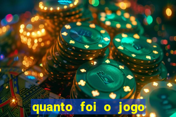 quanto foi o jogo do fluminense