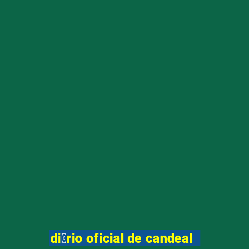 di谩rio oficial de candeal