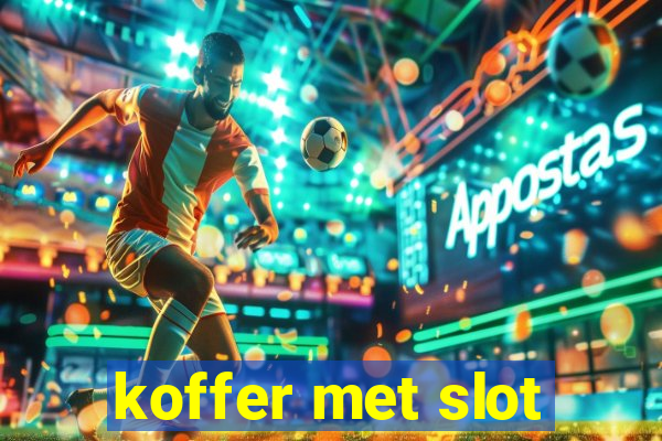 koffer met slot