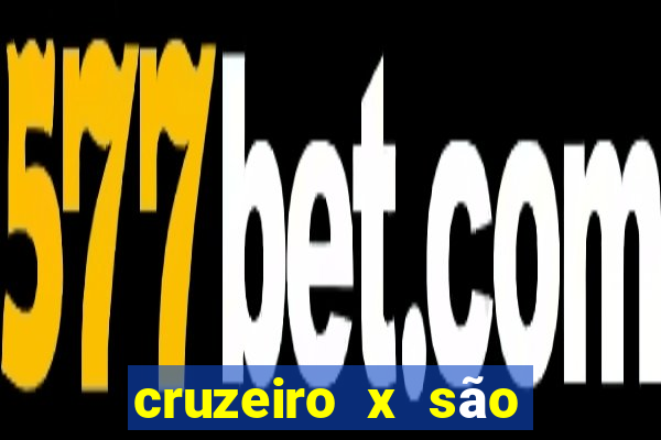 cruzeiro x são paulo futemax