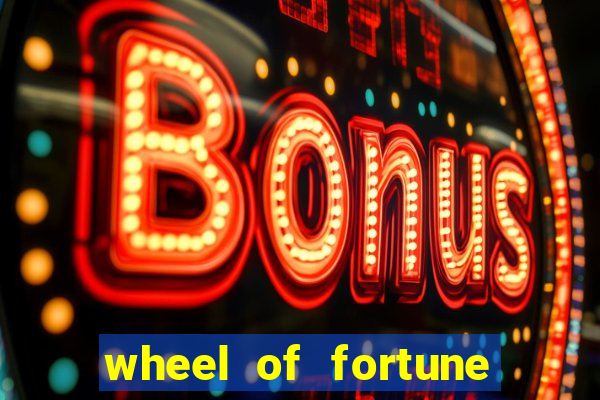 wheel of fortune slot game