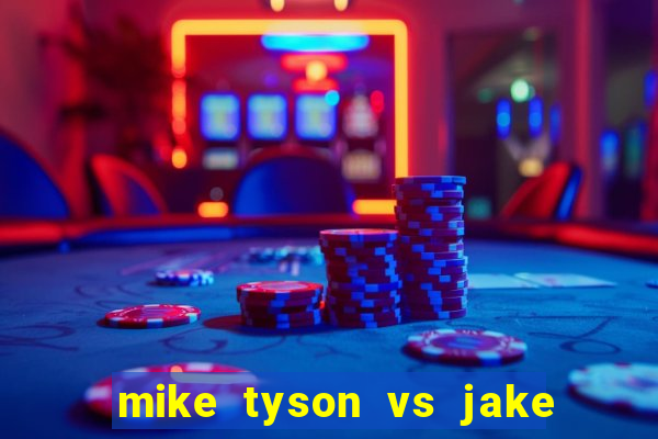 mike tyson vs jake paul assistir online