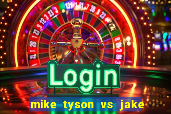 mike tyson vs jake paul assistir online