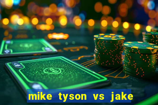 mike tyson vs jake paul assistir online