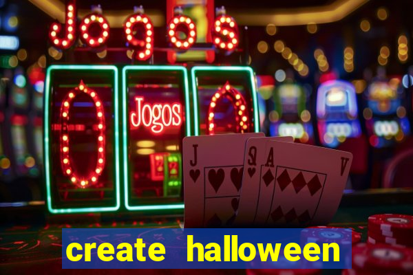 create halloween bingo card