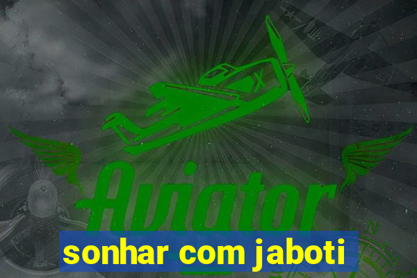 sonhar com jaboti