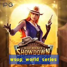 wsop world series of poker