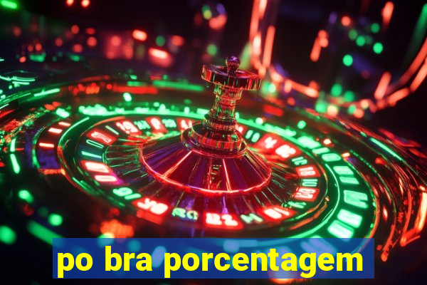 po bra porcentagem