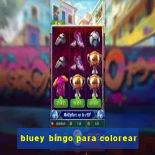 bluey bingo para colorear