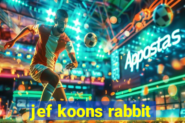 jef koons rabbit