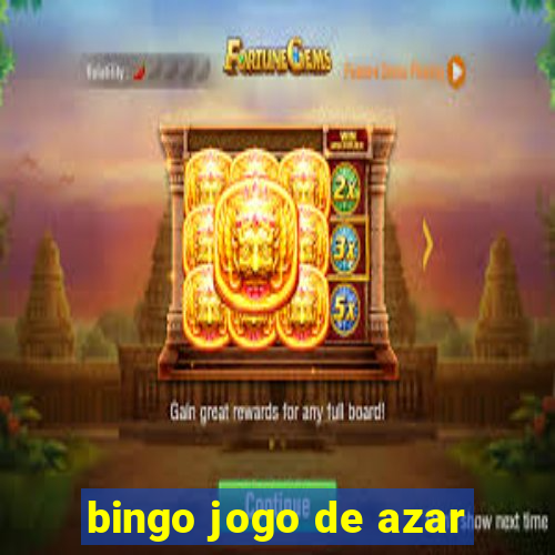 bingo jogo de azar