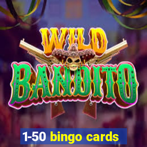 1-50 bingo cards