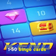 1-50 bingo cards