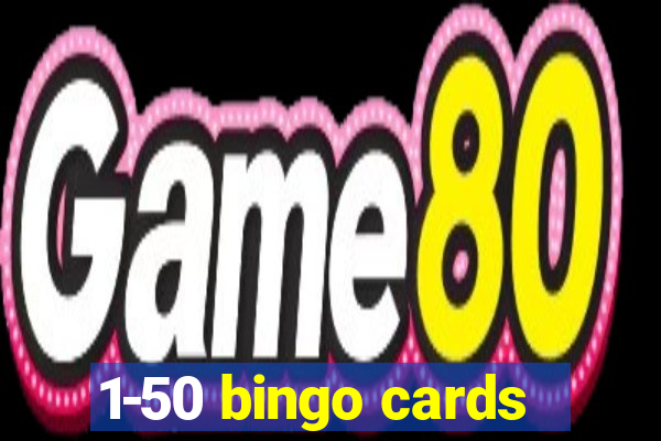 1-50 bingo cards