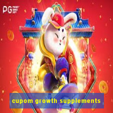 cupom growth supplements