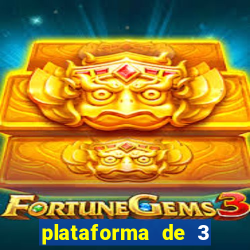 plataforma de 3 reais slots